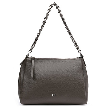 Сумка женская FABRETTI 30х22х14 см, нат. кожа, табачный