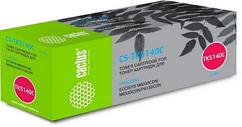 Картридж CACTUS (CS-TK5140C) для KYOCERA Ecosys M6030cdn/M6530cdn, голубой, ресурс 5000 стр.