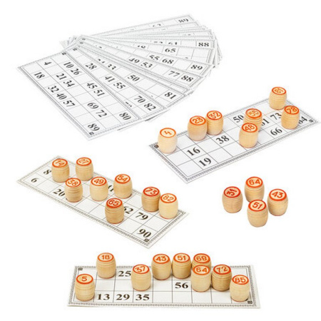 Игра настольная Лото "Родное лото" классическое с деревянными бочонками Золотая сказка