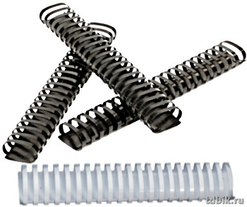 Гребенки пласт. d = 51 mm (бел) 50 шт/уп (500 листов)