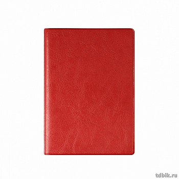 Бумажник для автодокументов и паспорта кожзам, цвет красный