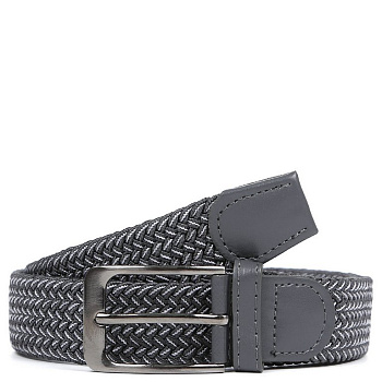 Ремень FABRETTI универсальный, полиэстер размер 125, хаки/белый