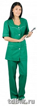 Спецодежда Костюм "Мила" р-р 52-54/170-176, цвет зеленый