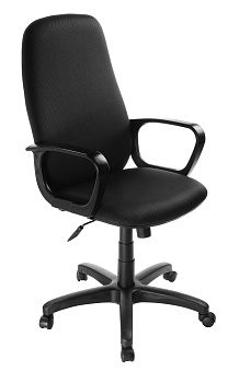 Кресло руководителя CH-808AXSN (ткань черная) до 120 кг