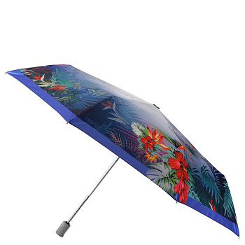 Зонт женский суперавтомат Fabretti, мини , 3 сложения, эпонж