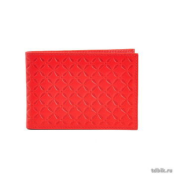 Визитница D.Morelli "Red ts" нат. кожа
