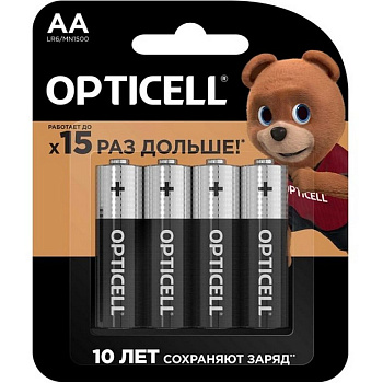 Батарейка щелочная LR-06 АА OPTICELL Basic