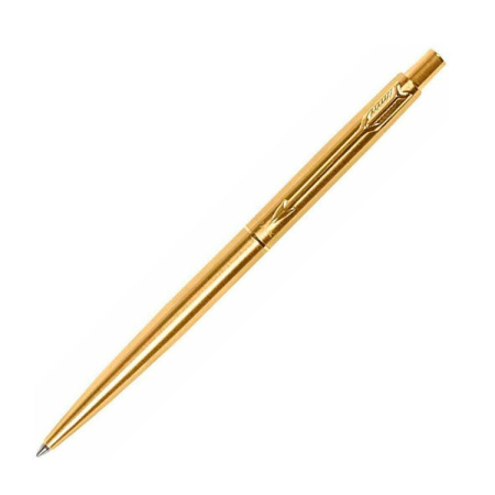 Ручка шариковая Parker Classic Stainless Steel Gold GT синяя, 1,0мм