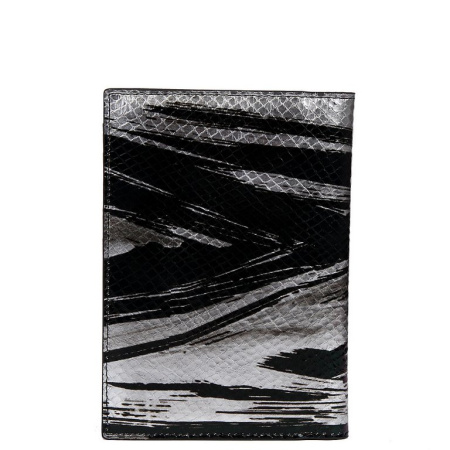 Обложка для документов FABRETTI женская, нат. кожа, 1 0*13,5*1,5см, серебряный