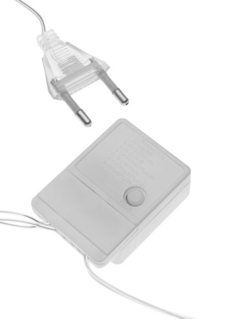 Гирлянда комнатная Бахрома "Звездное небо" 2,5м*1м, 92 теплых ламп, прозрачная нить, 220 В