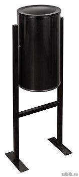 Урна уличная, цвет черный