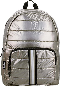 Рюкзак молодежный женский Seventeen 40*28*14 см. Бронзовый металлик