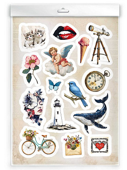 Наклейки 14 х 21 см "Винтаж"