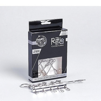 Головоломка из металла "Раздели на части" №2