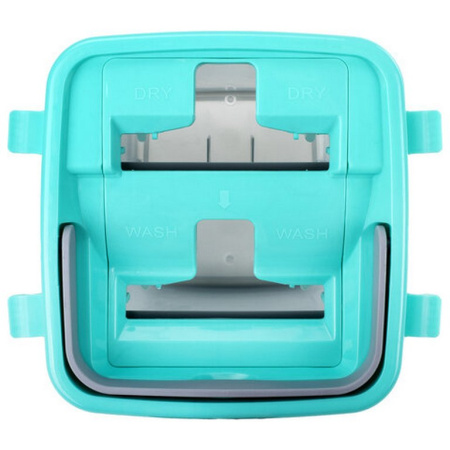 Набор для уборки помещений: ведро с отжимом 9л/7л, самоотжим. швабра с круг. насадкой (3шт) ЛАЙМА