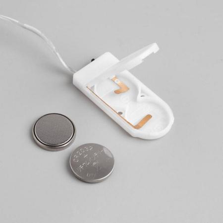 Гирлянда комнатная Нить  "Роса"  5м, 50 теплых ламп, на батарейках (от 0 до +35 °С)