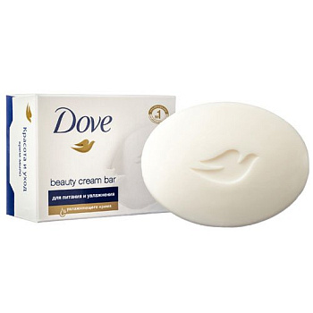 Мыло-крем твердое 135г Дав "Красота и уход"