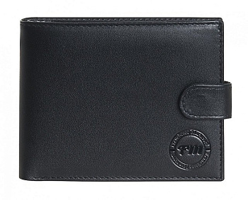 Портмоне Franchesco Mariscotti нат. кожа, черный