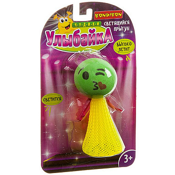 Игрушка Чудики Светящийся прыгун "Улыбайка" Bondibon