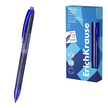 Роллер  автоматический ErichKrause TipFlow Matic Original (0,5мм), синий