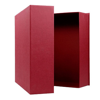 Коробка подарочная для фотоальбома Макей, бордо, 345*305*90 мм