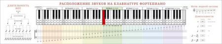 Плакат-полоска "Музыкальная грамота Сольфеджио"