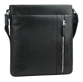 Планшет Baron 25*26*3см натур. кожа, черный