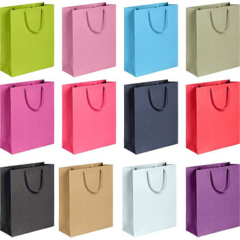 Пакет бумажный 12*18*16см (ассорти) deVente