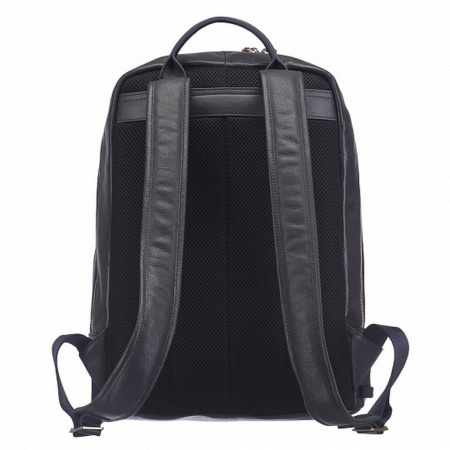 Рюкзак женский Dr.Koffer 28x38x11 см, нат.кожа, синий