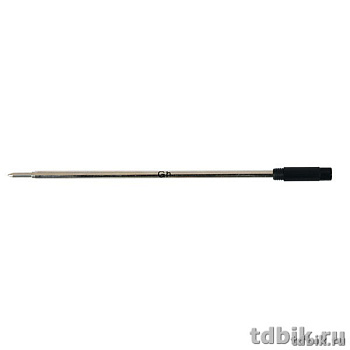 Стержень шариковый 116мм аналог Cross для поворотных ручек, метал/, черный, 0,7мм (inФормат)