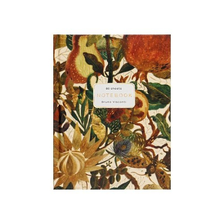 Бизнес-блокнот А6  80л., 110х145 мм,  Альт "FLORA.ТРОПИЧЕСКИЕ ФРУКТЫ"