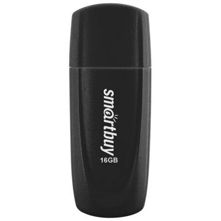 Флеш-диск 16Gb  Smart Buy "Scout" USB 2.0, черный