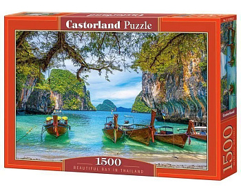 Пазлы 1500 дет. "Красивая бухта. Таиланд" Castor Land 9+