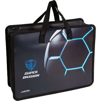 Папка для тетрадей, ИЗО и технологии на молнии с ручками A4 (34x26x10см) "Super Division" с расширем