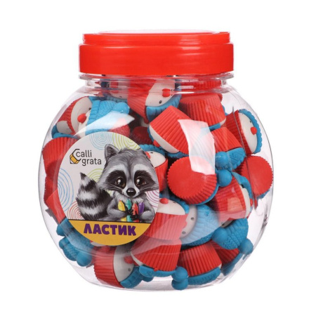 Ластик "Снеговик" МИКС