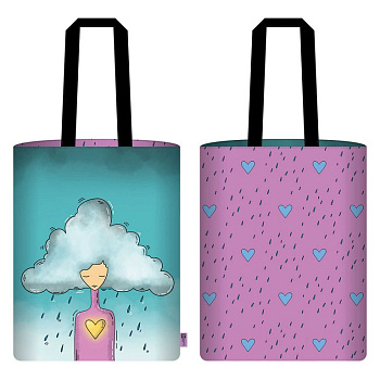 Сумка-шоппер Феникс+ "СОСТОЯНИЕ ДУШИ" 41*32 см, 1 отделение