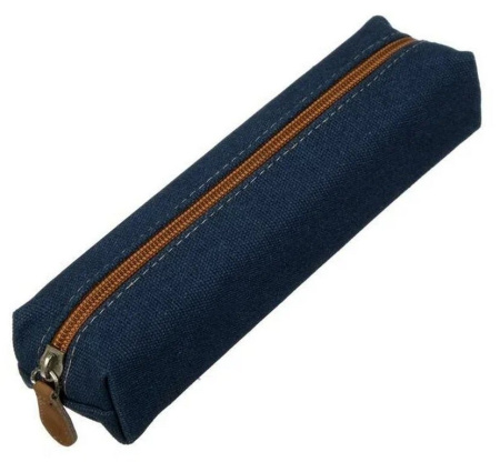 Пенал  универсальный Calligrata "Джинс" 20 х5 х3,5 см., ассорти