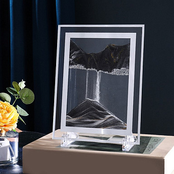 Антистресс картина  "Аспро", 13*18 см, песок чёрный