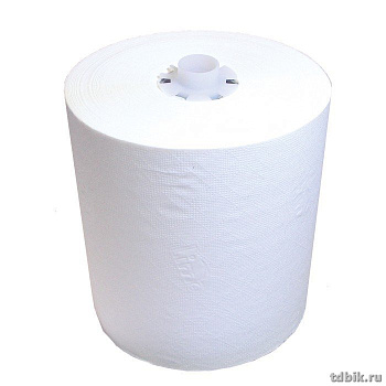 Полотенце бумажное для диспенсера в рулоне LIME Matic 1-сл. 200м, белое