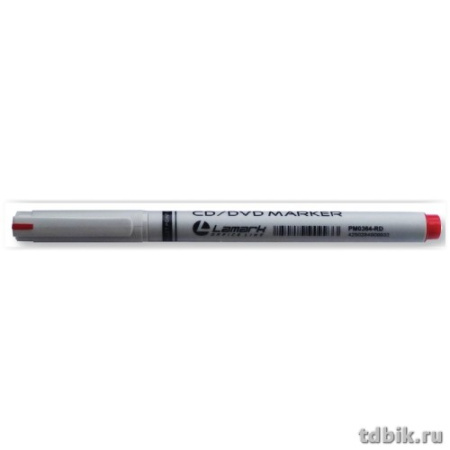 Маркер для CD 0,5-0,9мм Lamark, перманентный, красный
