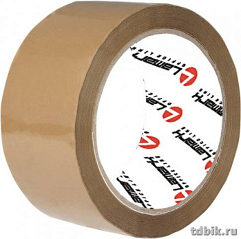 Скотч цветной коричневый 48 мм *66 м, 40 мкм Lamark