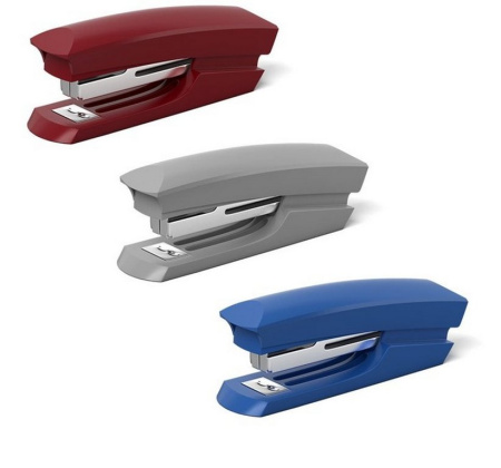 Степлер № 10 до 20л Erich Krause ECO ассорти с антистеплером (глубина 50мм)