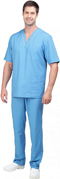 Спецодежда Костюм "Хирурга" универсальный р-р 56-58/170-176, цвет бирюзовый