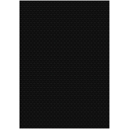 Бумага упаковочная 70*100см  в рулоне (ассорти) "Pattern on black" MESHU