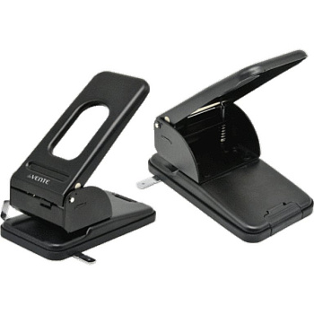 Дырокол до 60л метал. deVENTE с линейкой черный