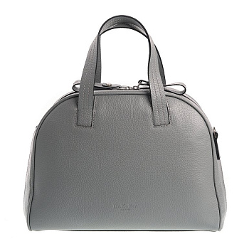 Сумка женская Dr.Koffer 31х25х11см см, нат.кожа серебристый