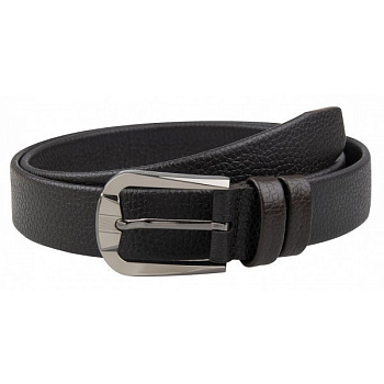 Ремень Alliance нат. кожа,  ширина 35мм, коричневый