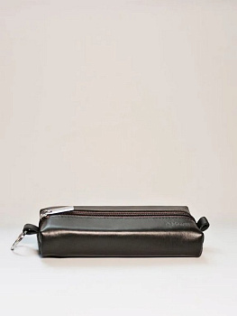 Футляр для ключей  D.Morelli "Black" из нат.кожи, на молнии