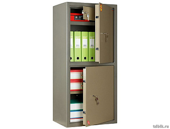 Сейф офисный Aiko (1200*440*355 мм) 54 кг, ключевой замок, трейзер, 2 полки