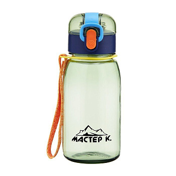 Бутылка пластиковая  400мл "Мастер К" зеленая